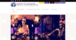 Desktop Screenshot of partyplanners-la.com